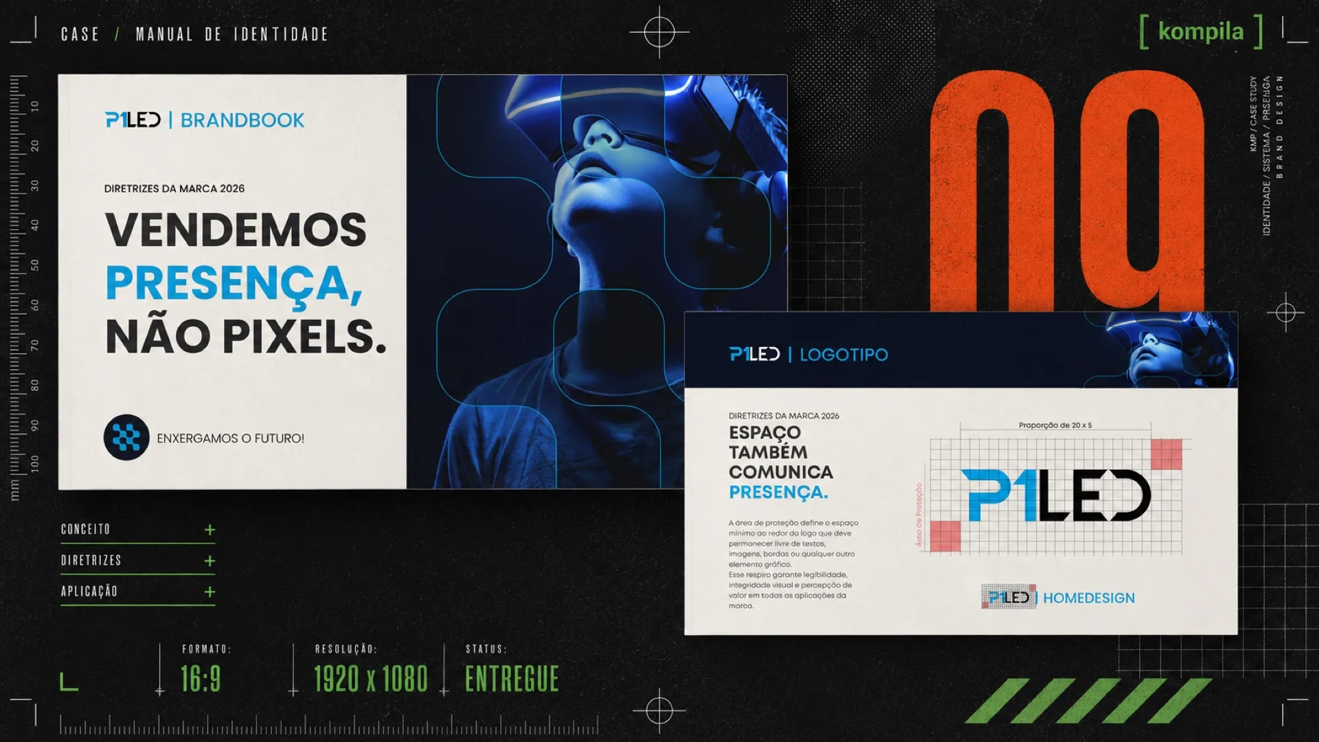 Case manual de identidade P1LED