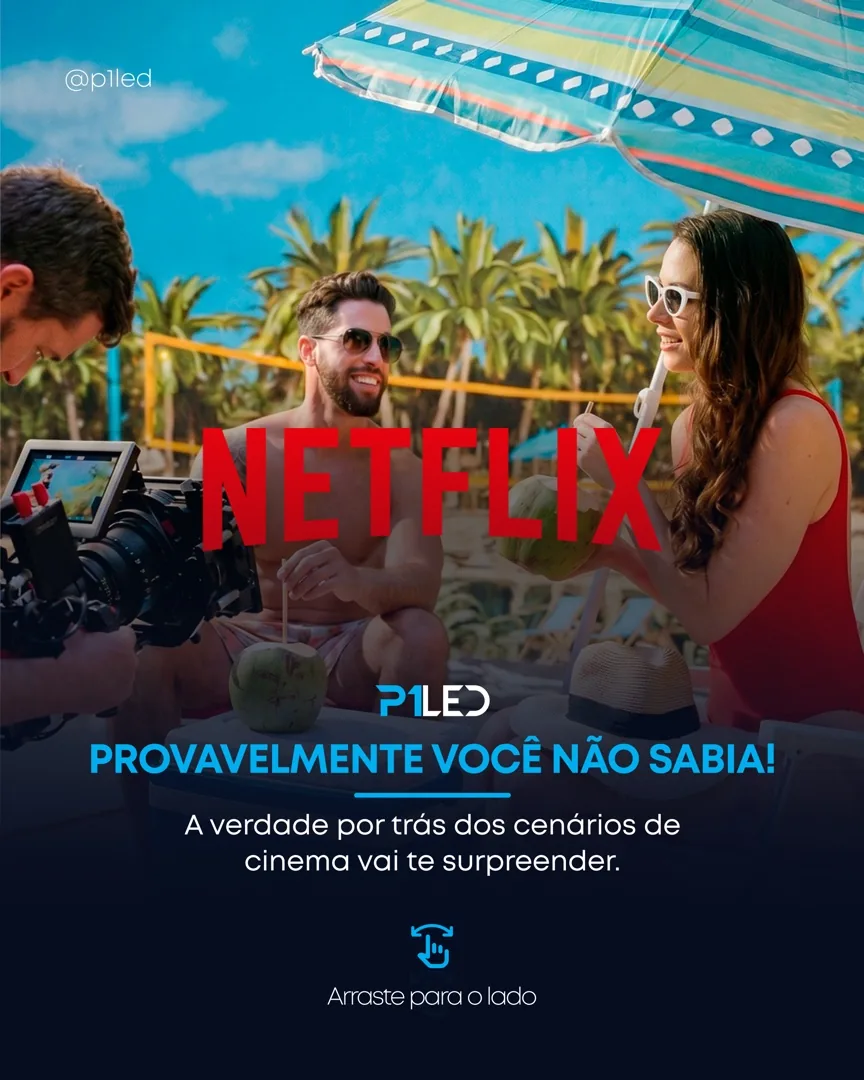 Post P1LED Netflix: capa do carrossel