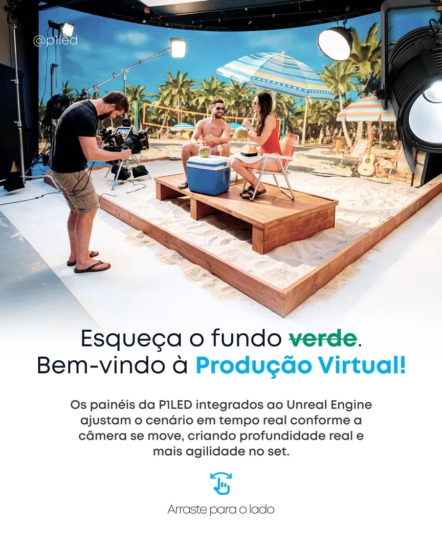 Post P1LED Netflix: produção virtual